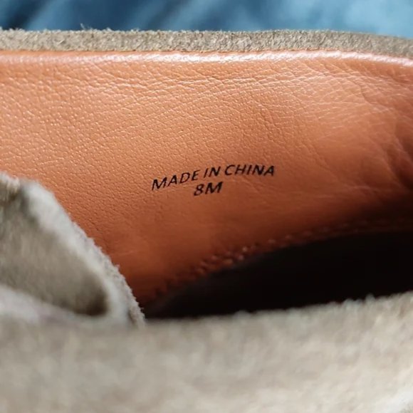 Rebecca Minkoff Suede Leather Tassel Ankle Wedge Booties, 8M - Picture 9 of 11